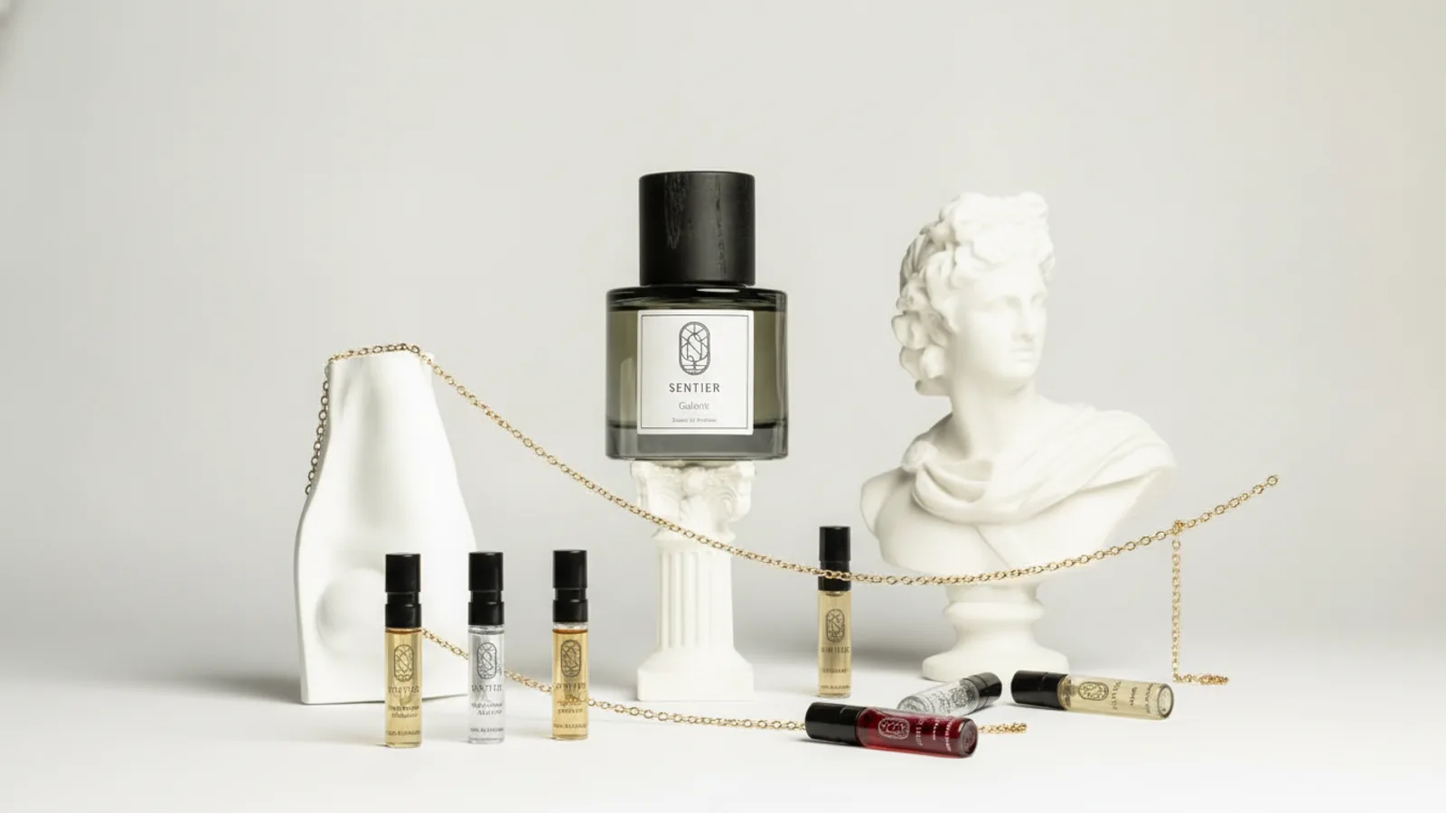 Sentier Fragrance product and use context
